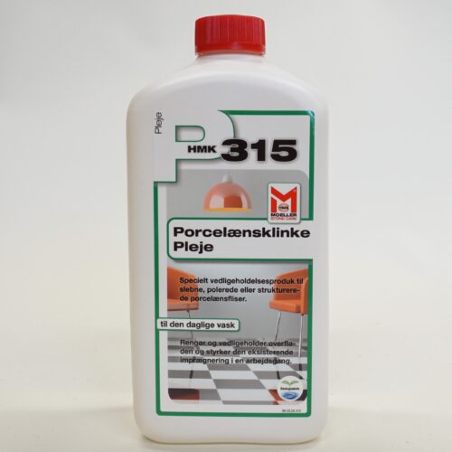 HMK P315 Plejemiddel til Porcelæn | Stribefri vask af fliser og klinker