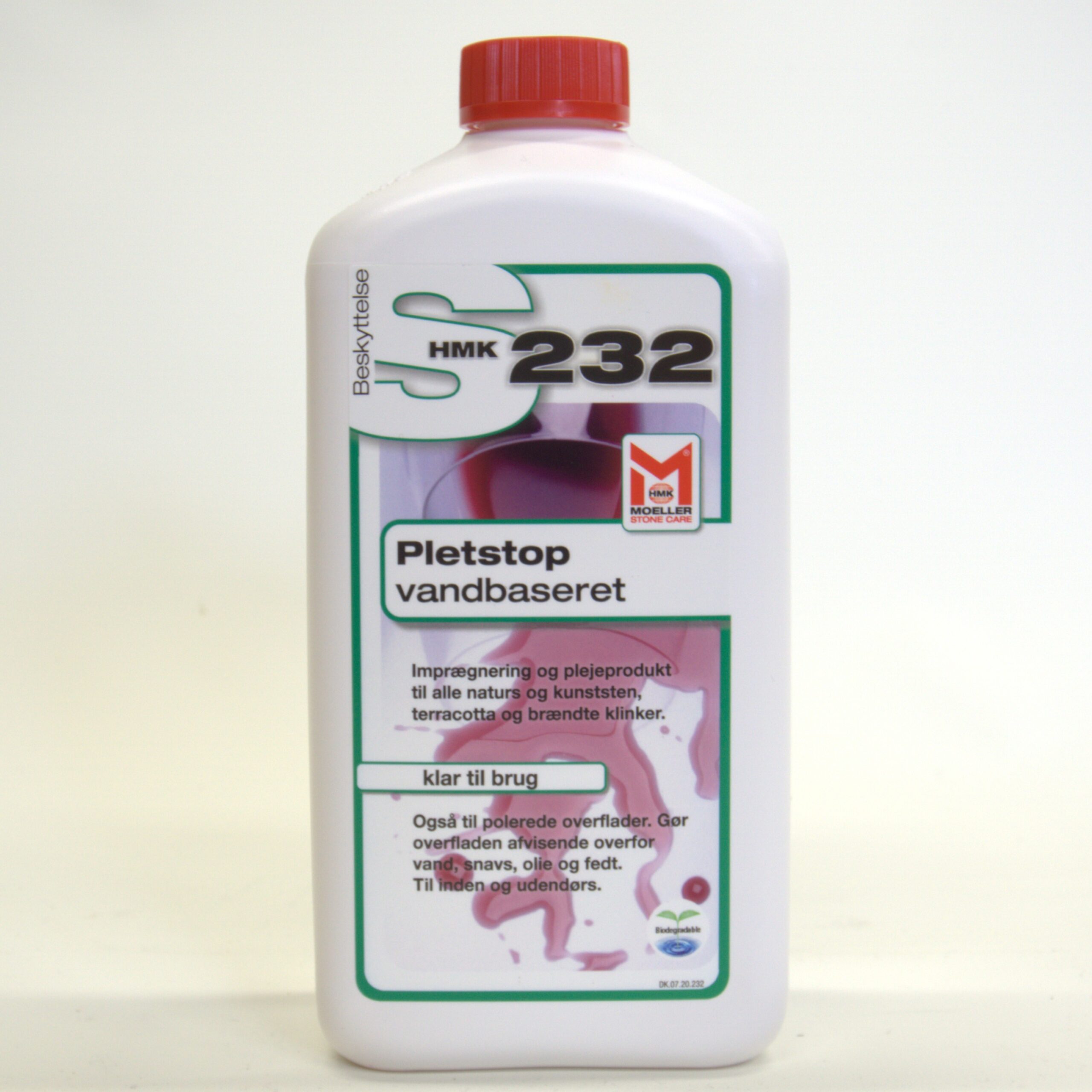 HMK S232 Pletstop vandbaseret imprægnering - 1 liter
